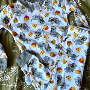 Swiggles Dinosaur and Pizza Print Shirt